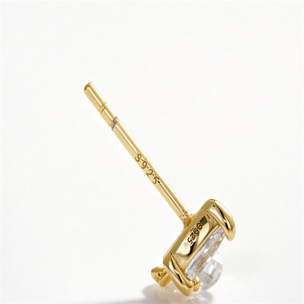Double Pear-Shaped Zircon Drop Earrings - Image 6