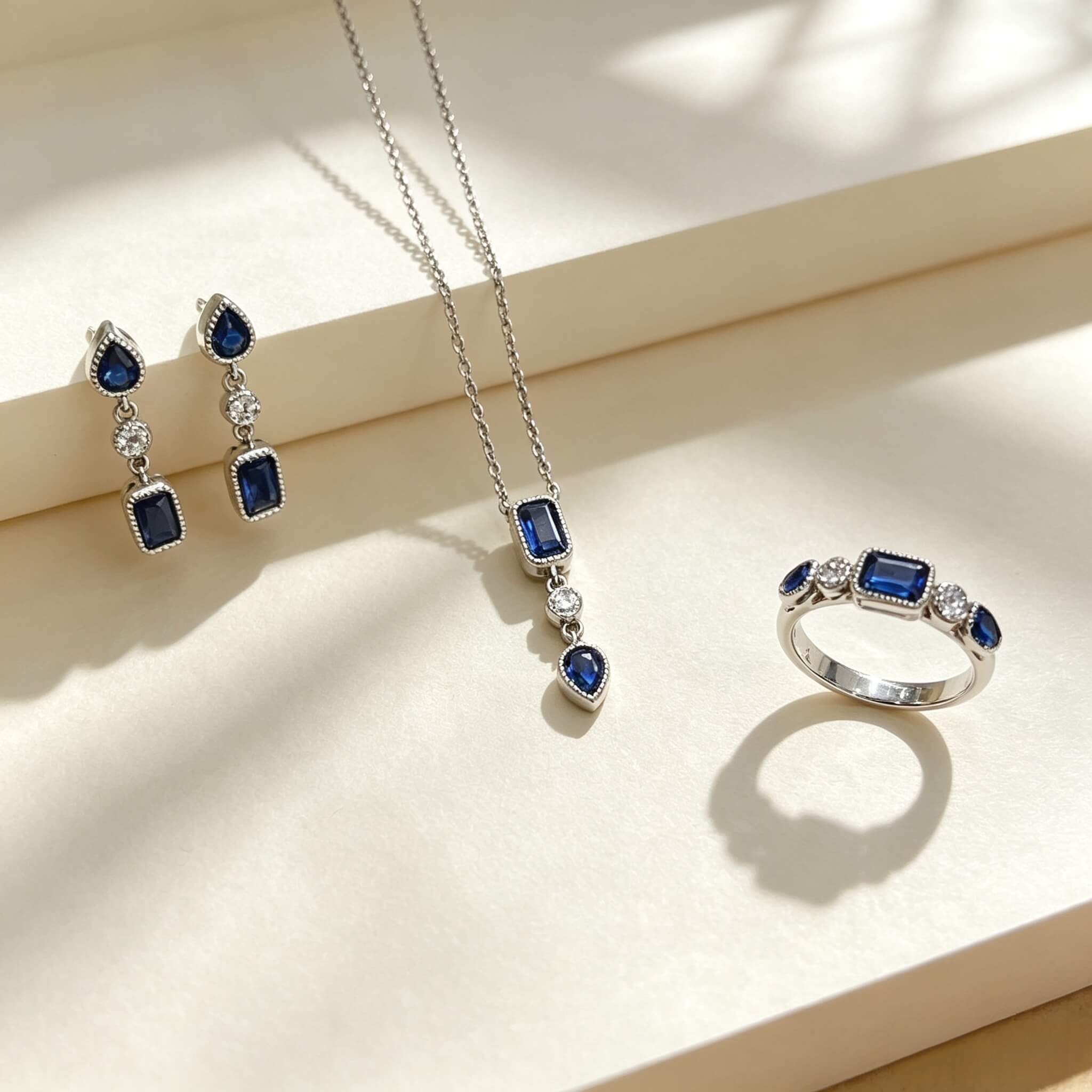 S925 Sterling Silver Jewelry Set